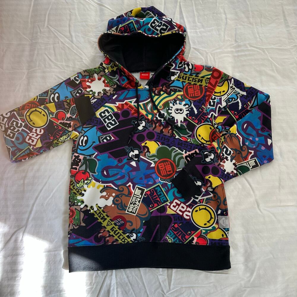 Nintendo Tokyo Limited Edition Crossing Splatoon Hoodie Parka Unisex Size S
